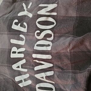 Womens Harley Davidson Plaid Shirt Size 2xl